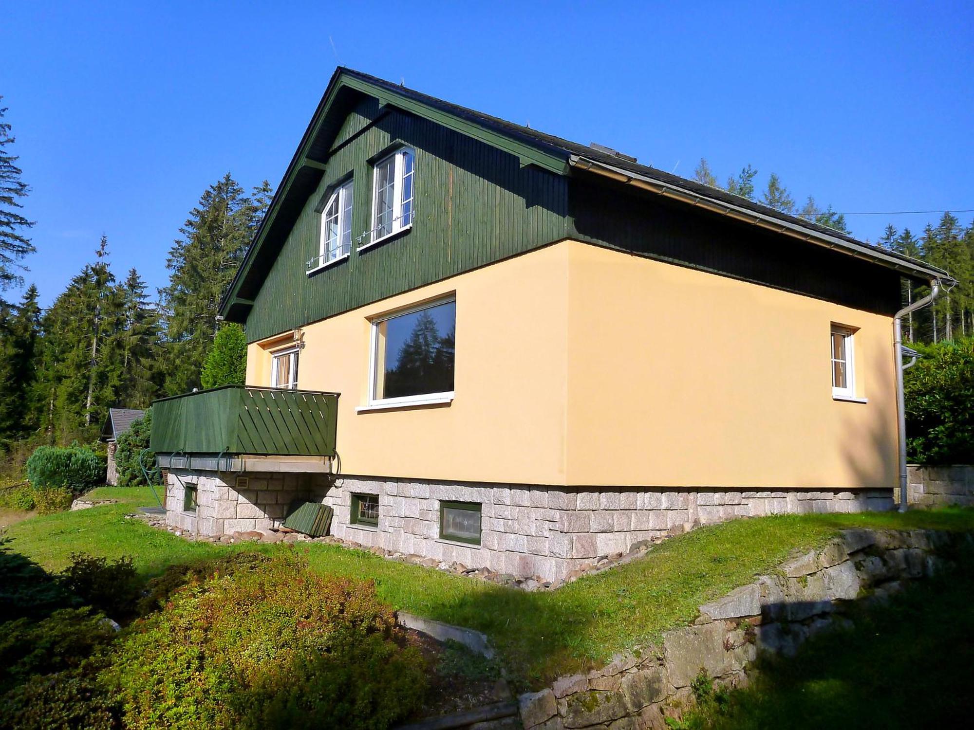 Schönheide Exklusives Ferienhaus "Waldzauber" Ruhe Und Natur Pur Am Waldrand Geniessen מראה חיצוני תמונה