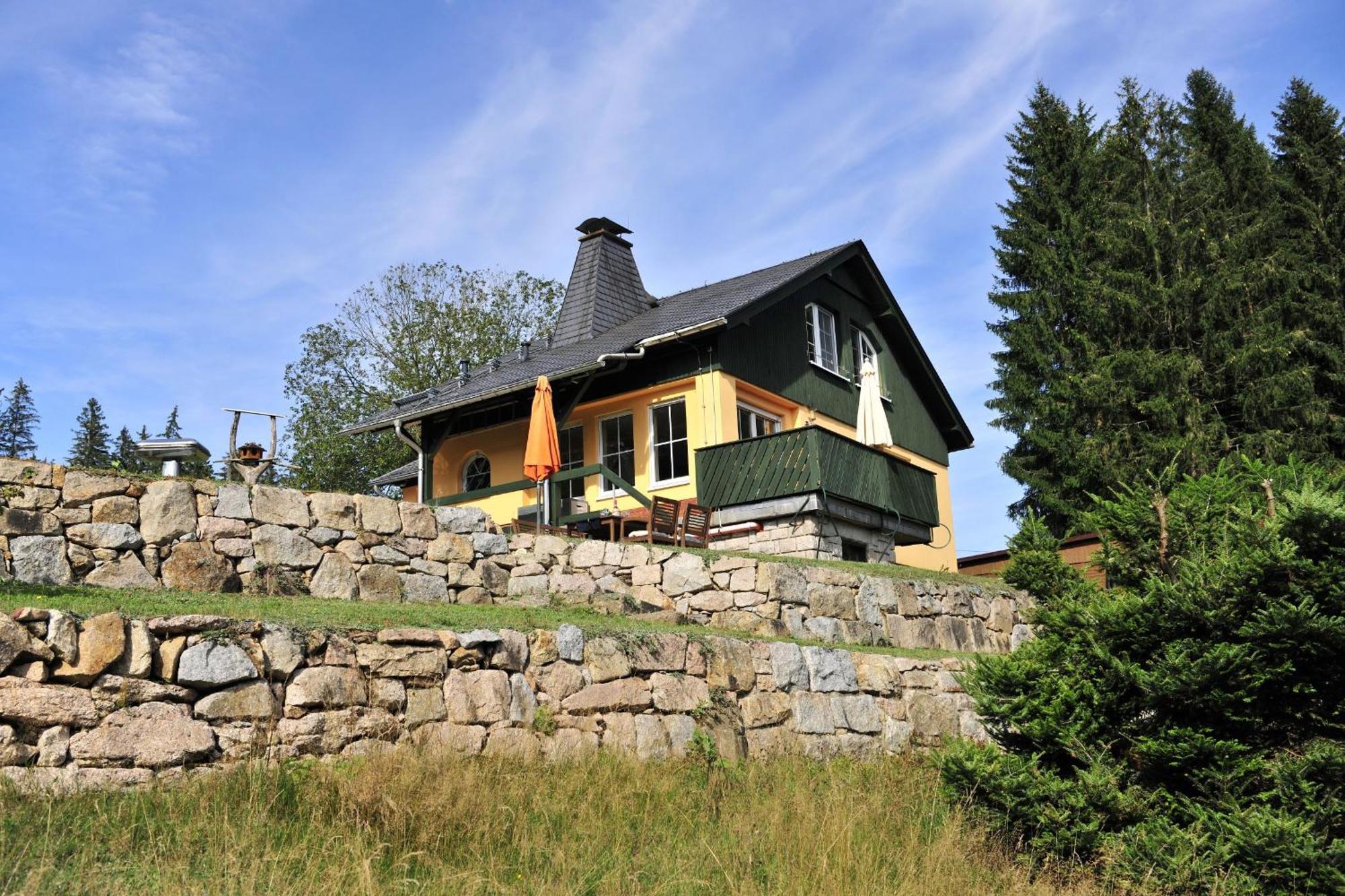 Schönheide Exklusives Ferienhaus "Waldzauber" Ruhe Und Natur Pur Am Waldrand Geniessen מראה חיצוני תמונה